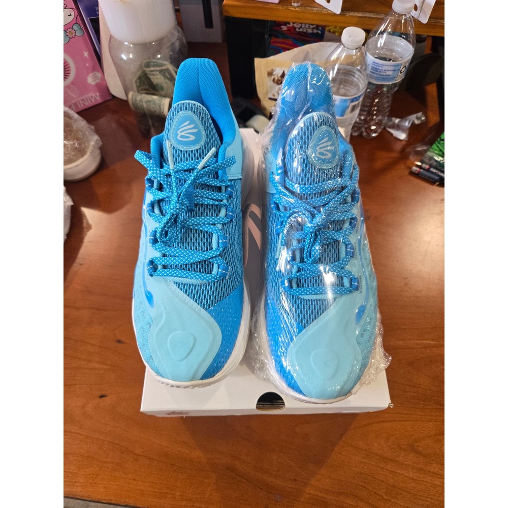 Under Armour Curry 11 MG Blue Basketball Shoes GS 7Y 3027830-400